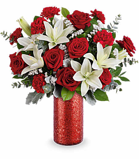 Scarlet Embrace Bouquet - Premium