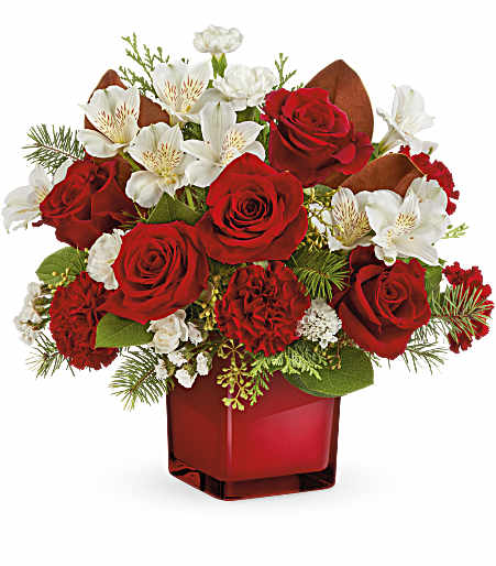 Scarlet Splendor Bouquet - Premium