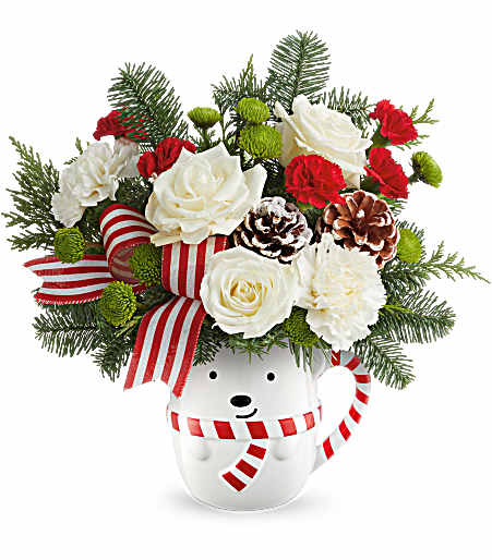 Send A Hug Bear Hugs & Wishes Bouquet - Deluxe