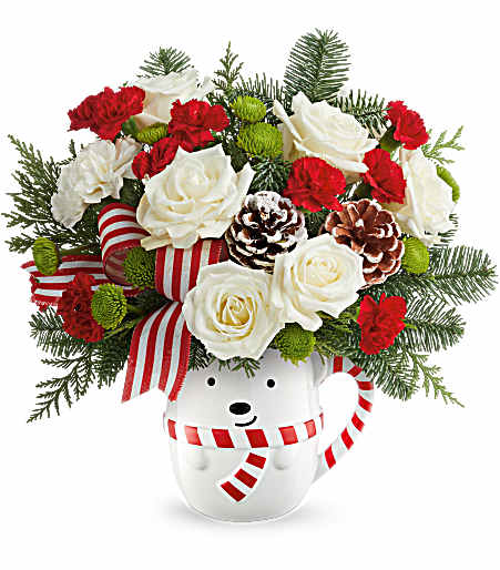 Send A Hug Bear Hugs & Wishes Bouquet - Premium