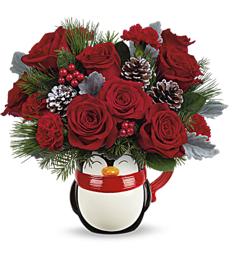 Send A Hug North Pole Penguin - Premium