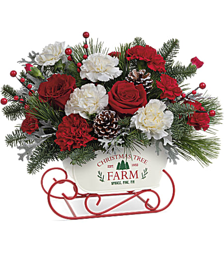 Sleigh The Season Bouquet - Deluxe