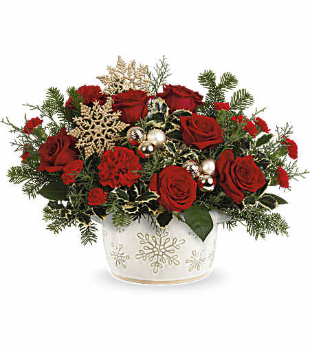 Snowflake Symphony Bouquet - Deluxe