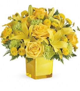 Teleflora's Sunny Mood Bouquet - Premium