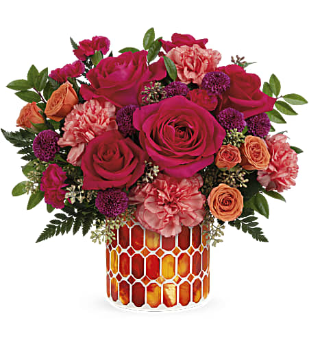 Sunset Blooms Bouquet - Deluxe