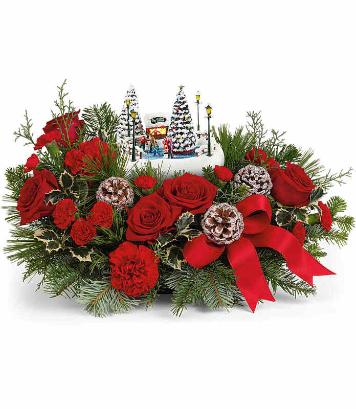  	Thomas Kinkade's Oh What Fun Bouquet - Deluxe