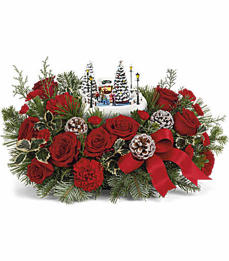  	Thomas Kinkade's Oh What Fun Bouquet- Premium