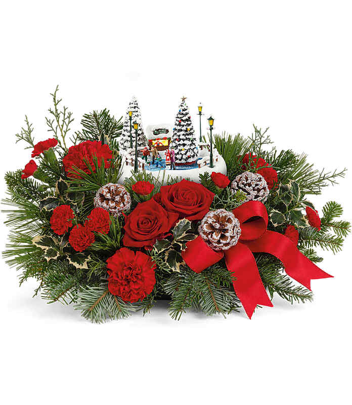 Thomas Kinkade's Oh What Fun Bouquet- Standard