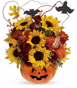 Teleflora's Trick & Treat Bouquet - Deluxe