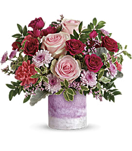 Teleflora's Washed In Pink Bouquet - Deluxe