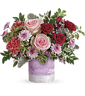 Teleflora's Washed In Pink Bouquet - Standard