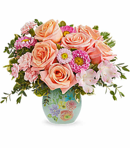 Watercolor Garden Bouquet - Premium