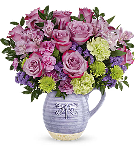 Whimsical Dragonfly Bouquet - Premium